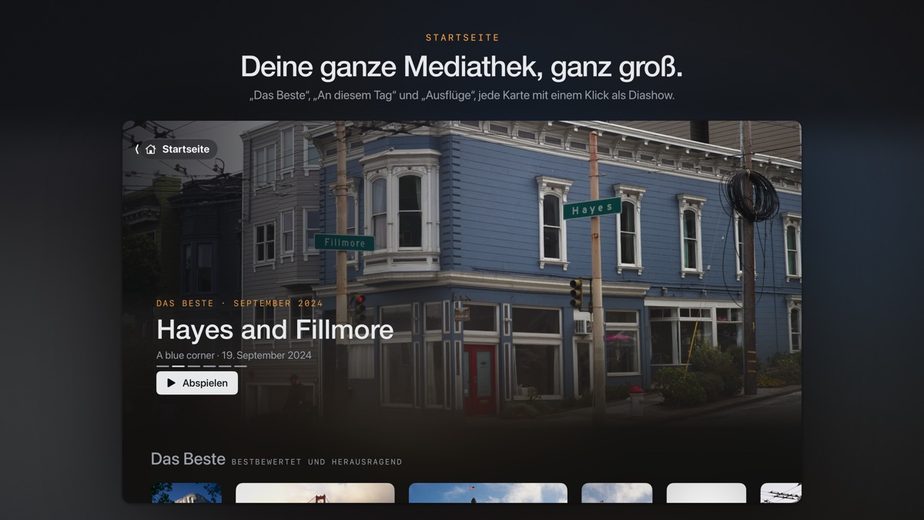 Apple TV, Bildschirmfoto 1 von 7
